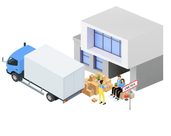 camion-carton-déménageurs-Créteil
